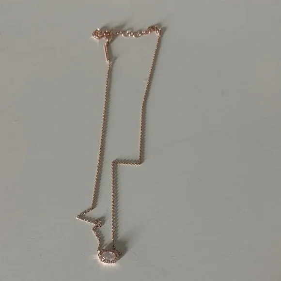 Kendra Scott Rose Gold Necklace - Picture 1 of 2